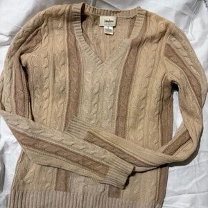 Vintage Neiman Marcus Exclusive 100% Cashmere Cable Knit Sweater